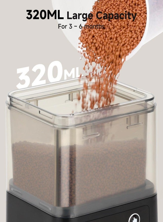 fishkeeper Automatic Fish Feeder for Aquarium - 320ML Large Capacity Adjustable Fish Feeder Automatic Dispenser with Timer for Vacation, Weekend or Daily Use, Three Fixed Methods - Image 2